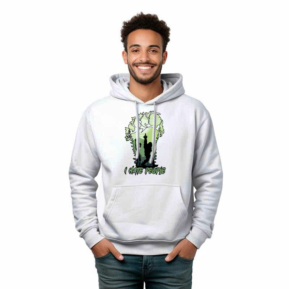 I Hate People Shirt Bigfoot Alien Graphic Hoodie Gifts For Sibling